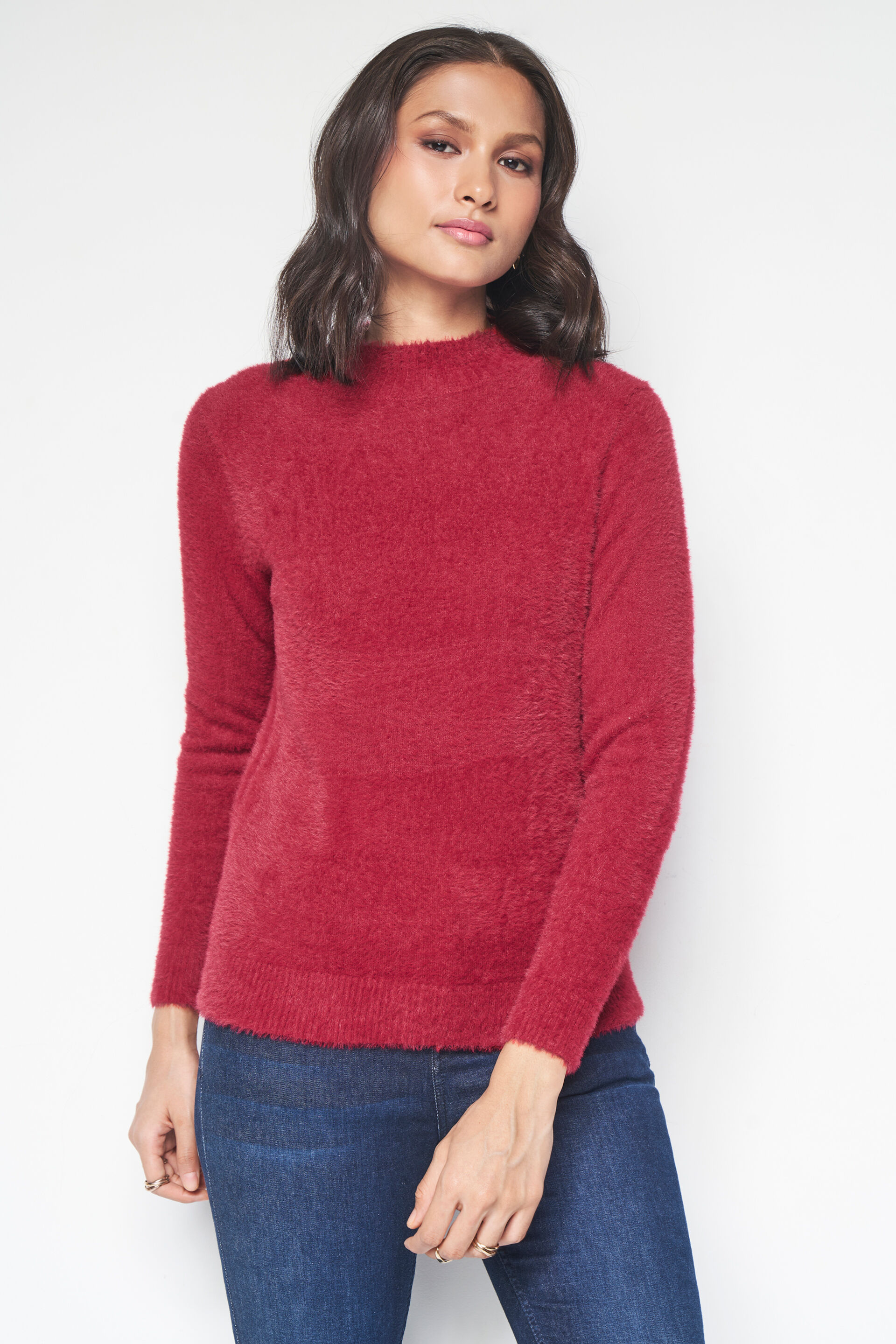 Rebecca Sweater, Red, image 3